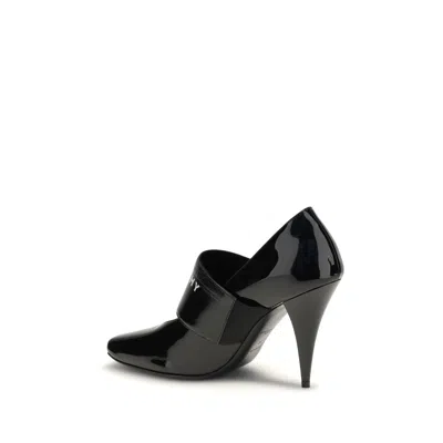 Givenchy Square Toe Patent Pumps In Black