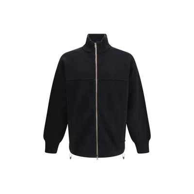 Gr10k Black Wool Men's Coat In Black