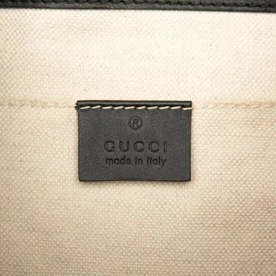 Pre-owned Gucci Black Leather Backpack ()