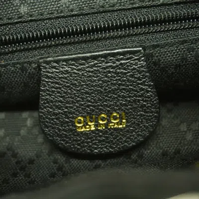 Pre-owned Gucci Black Suede Backpack ()
