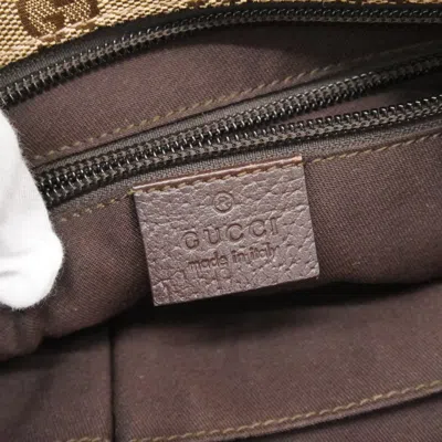 Pre-owned Gucci Brown Canvas Shoulder Bag ()
