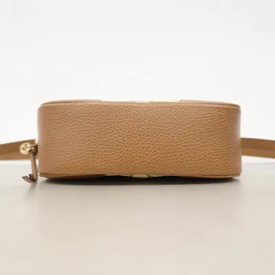 Pre-owned Gucci Brown Canvas Shoulder Bag ()