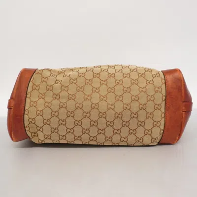 Pre-owned Gucci Brown Canvas Tote Bag ()