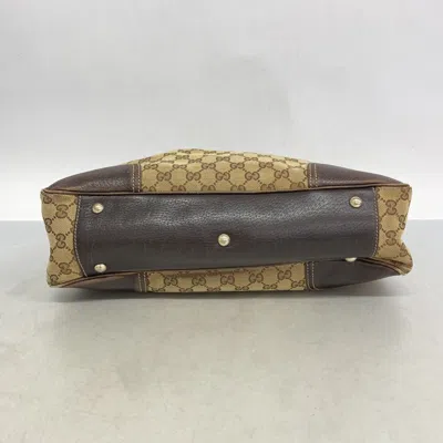 Pre-owned Gucci Brown Canvas Tote Bag ()