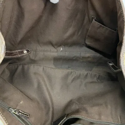 Pre-owned Gucci Brown Canvas Tote Bag ()