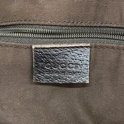 Pre-owned Gucci Brown Canvas Tote Bag ()