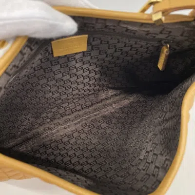 Pre-owned Gucci Brown Leather Shoulder Bag ()