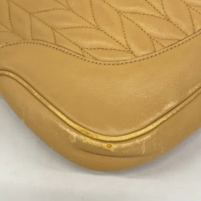 Pre-owned Gucci Brown Leather Shoulder Bag ()