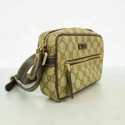 Pre-owned Gucci Brown Pvc Shoulder Bag ()