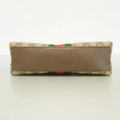 Pre-owned Gucci Brown Pvc Shoulder Bag ()