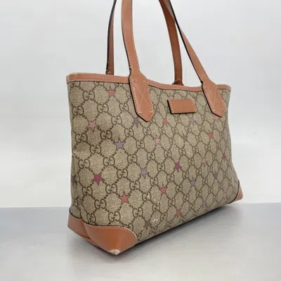 Pre-owned Gucci Brown Pvc Tote Bag ()
