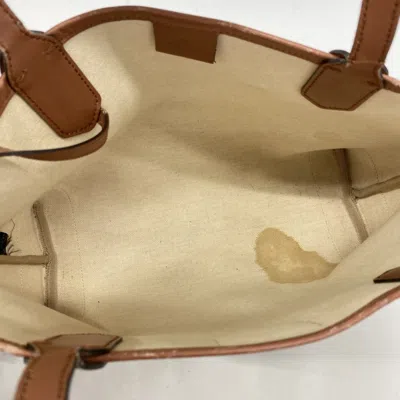 Pre-owned Gucci Brown Pvc Tote Bag ()