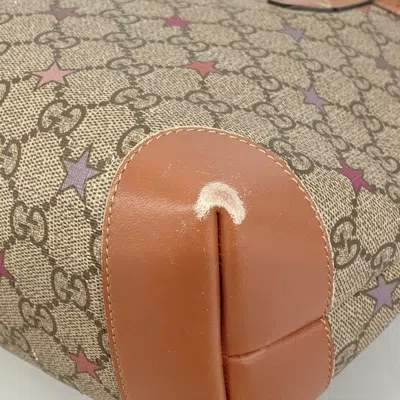 Pre-owned Gucci Brown Pvc Tote Bag ()