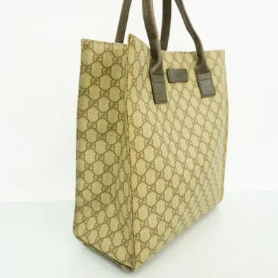 Pre-owned Gucci Brown Pvc Tote Bag ()