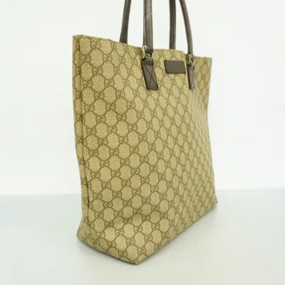 Pre-owned Gucci Brown Pvc Tote Bag ()