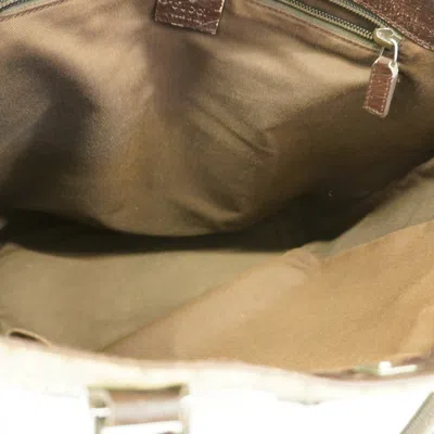 Pre-owned Gucci Brown Pvc Tote Bag ()