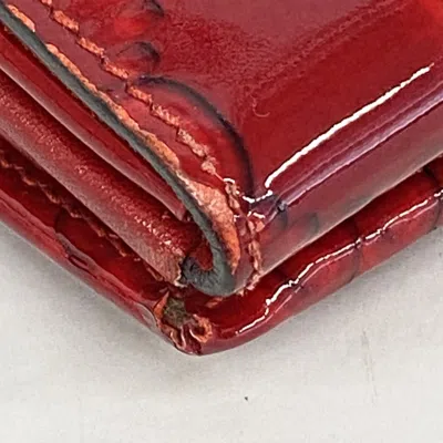 Pre-owned Gucci Red Color Long Wallet (bi-fold) ()