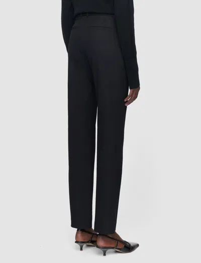 Joseph Coleman Long Gabardine Stretch Trousers In Black