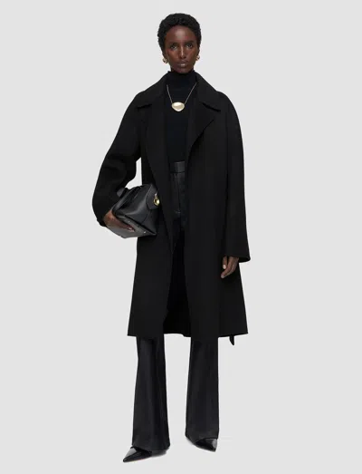 Joseph Costana Double Face Cashmere Coat In Black