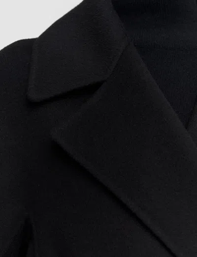 Joseph Costana Double Face Cashmere Coat In Black
