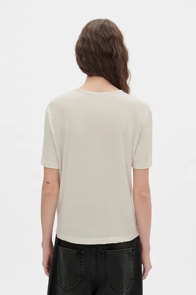 Ann Demeulemeester Fanie ''doves'' Print T-shirt In White