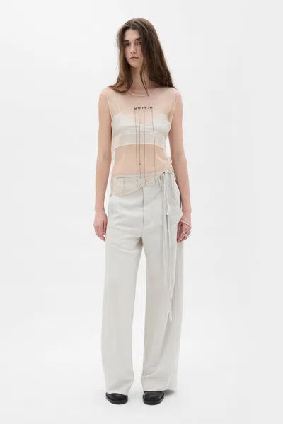 Ann Demeulemeester ''up To The Sky'' Biba Sleeveles Top In Multi
