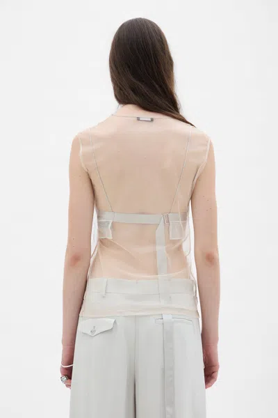 Ann Demeulemeester ''up To The Sky'' Biba Sleeveles Top In Multi