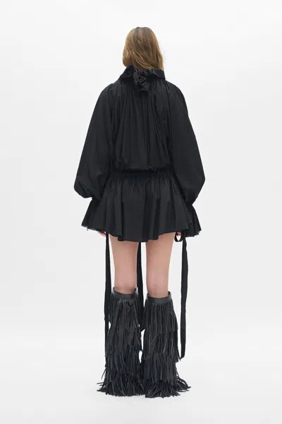 Ann Demeulemeester Bregje Ruffled Mini Dress In Multi