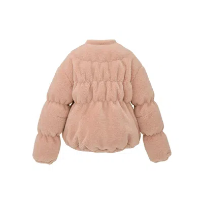 Onitsuka Tiger (wmns)  Crew Neck Down Jacket 'beige' In Pink
