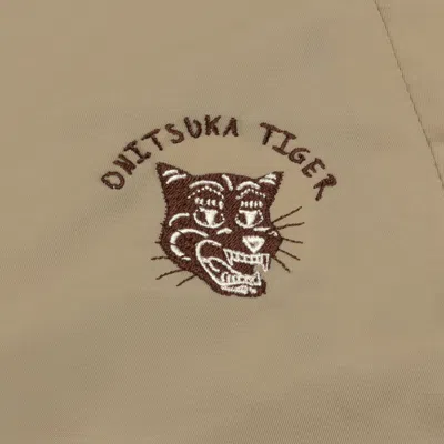 Onitsuka Tiger (wmns)  Tiger Head Embroidered Flight Jacket 'khaki' In Green