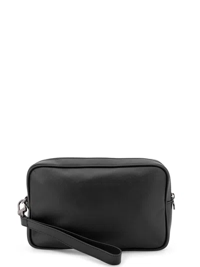 Kiton Ciro Paone Zip Leather Clutch
