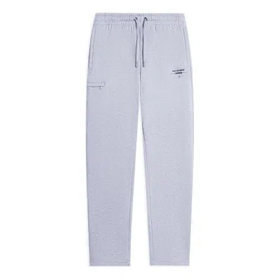 Li-ning Way Of Wade Graphic Straight Sweatpants 'grey' In Gray