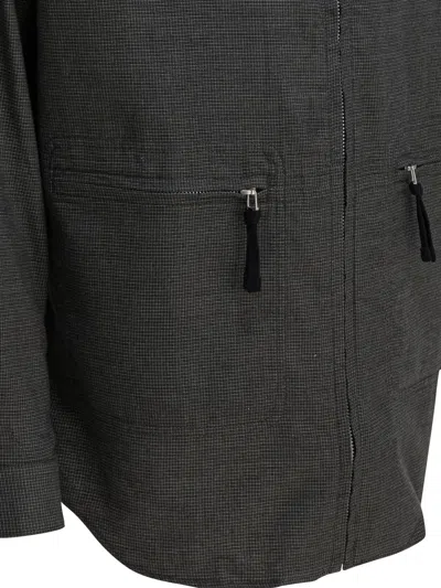 Comme Des Garçons Homme Deux Cotton Overshirt Jacket Jackets And Coats Grey In Gray