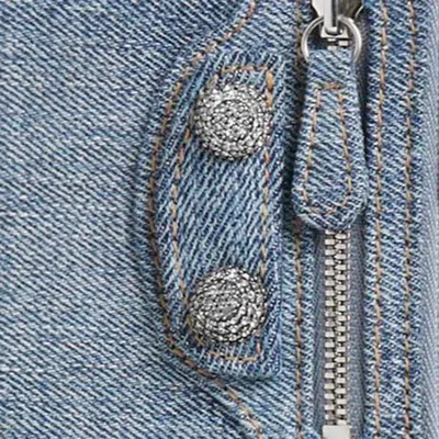 Balenciaga (wmns)  Le Cagole Coin Purse Denim With Rhinestones 'blue'