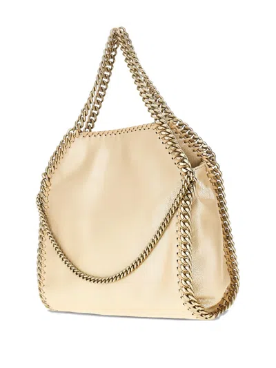 Stella Mccartney Ini Falabella 3 Chain Bag In Neutral
