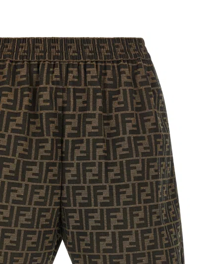 Fendi Ff Bermuda And Short Multicolor In Black