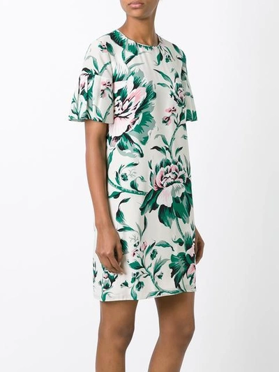 Shop Burberry Floral Print Dress