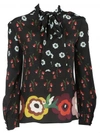 RED VALENTINO Red Valentino Floral Print Blouse,LR3AB0J02FE0NO