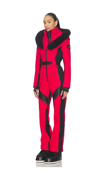 Mackage Elle Snow Suit In Red