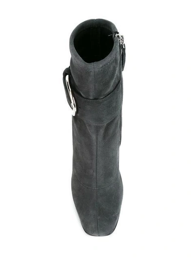 Shop Giuseppe Zanotti Embellished Heel Boots