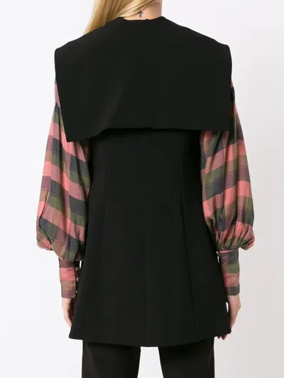 Olympiah Sleeveless Double-breasted Jacket In Black