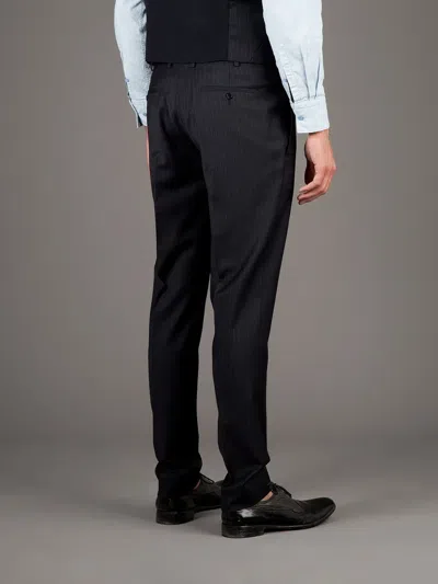 Neil Barrett Pin Striped Trouser In Black