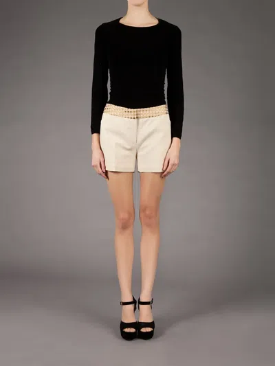 Giles Structured Shorts In Neutral