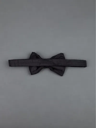 Jupe Silk Bow Tie In Black