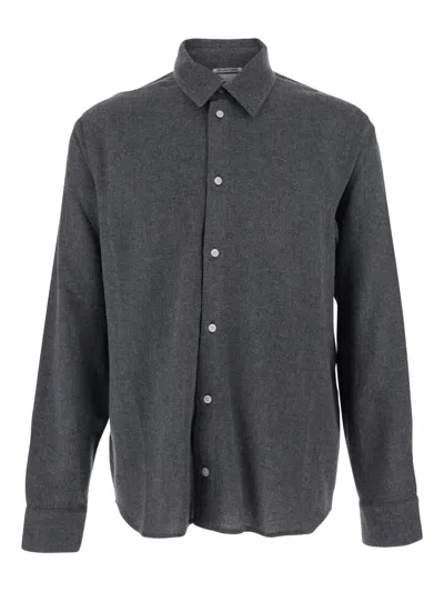 Won Hundred Adriel Classic Collar Shirt In Gray