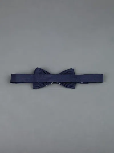 Jupe Silk Bow Tie In Blue