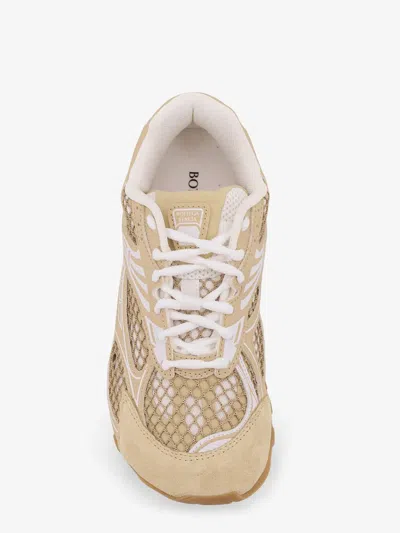 Bottega Veneta Orbit Sneakers Low Top Mesh Panels Rubber Sole In Neutral