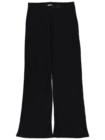Rotate Birger Christensen "pointelle" Leggings In Black