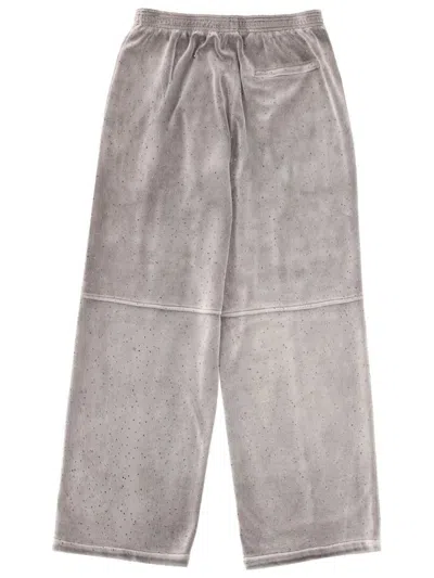 Alexander Wang T T By Alexander Wang Jogger Pants With Logo In Gray