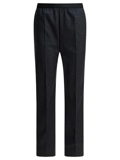 Maison Margiela Straight-leg Pants In Wool In Black